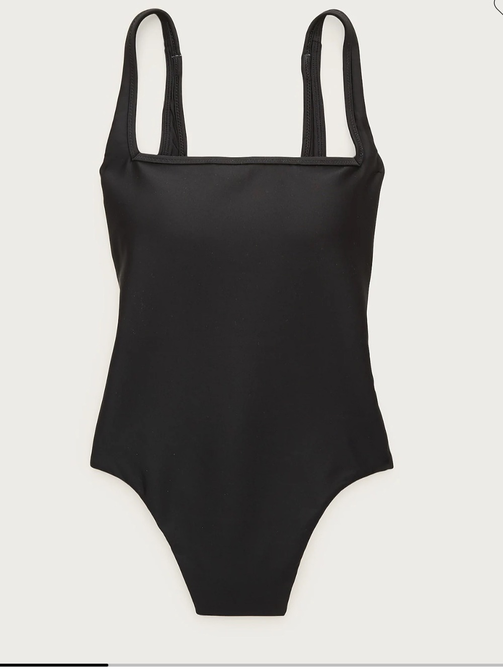 J.Crew square neck swimsuit in classic sculpt